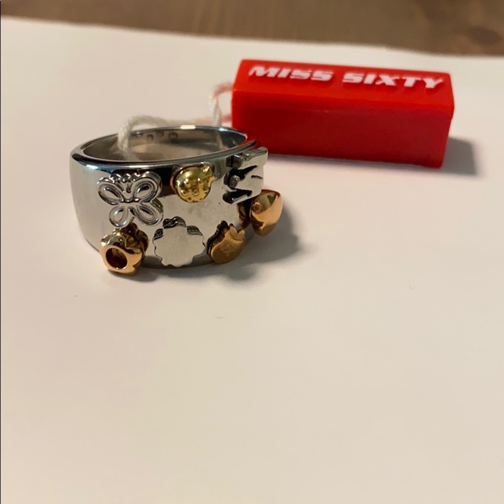 MISS SIXTY STAINLESS STEEL RING